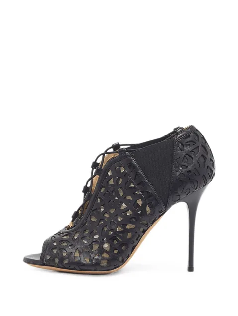 Kalipso laser-cutout ankle boots