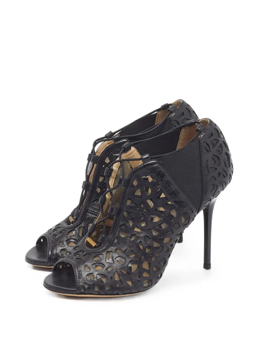 Kalipso laser-cutout ankle boots 4
