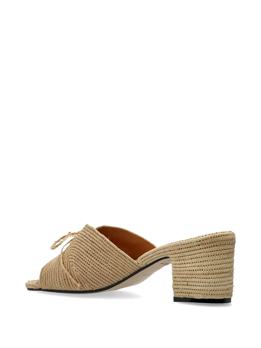 bow-detail sandals 7