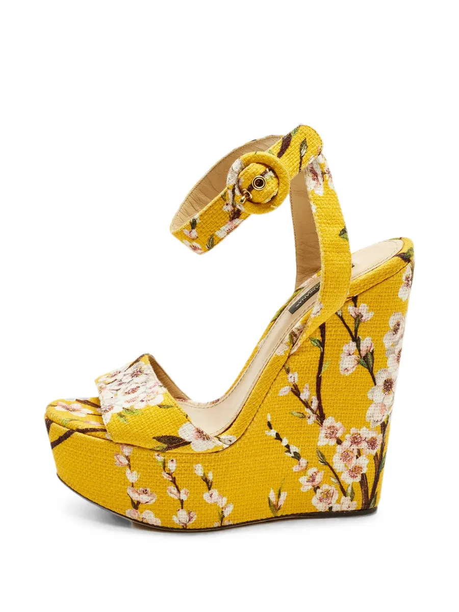 floral-print sandals 2