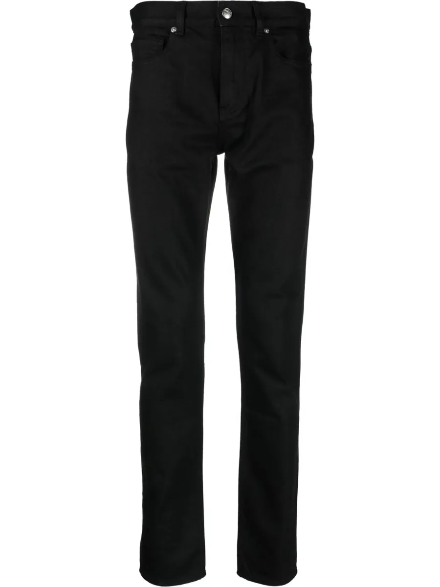 logo-patch straight-leg jeans 2