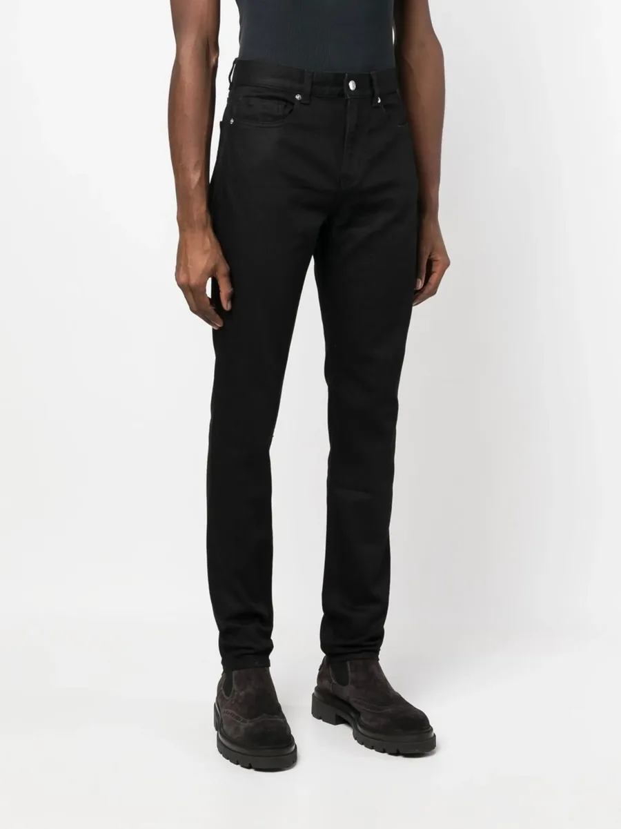 logo-patch straight-leg jeans 5