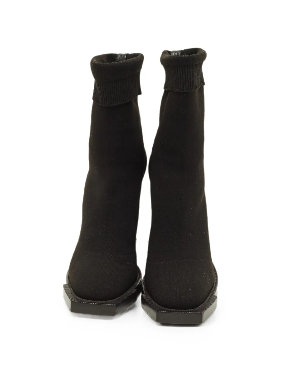 stretch-fabric ankle boots 8