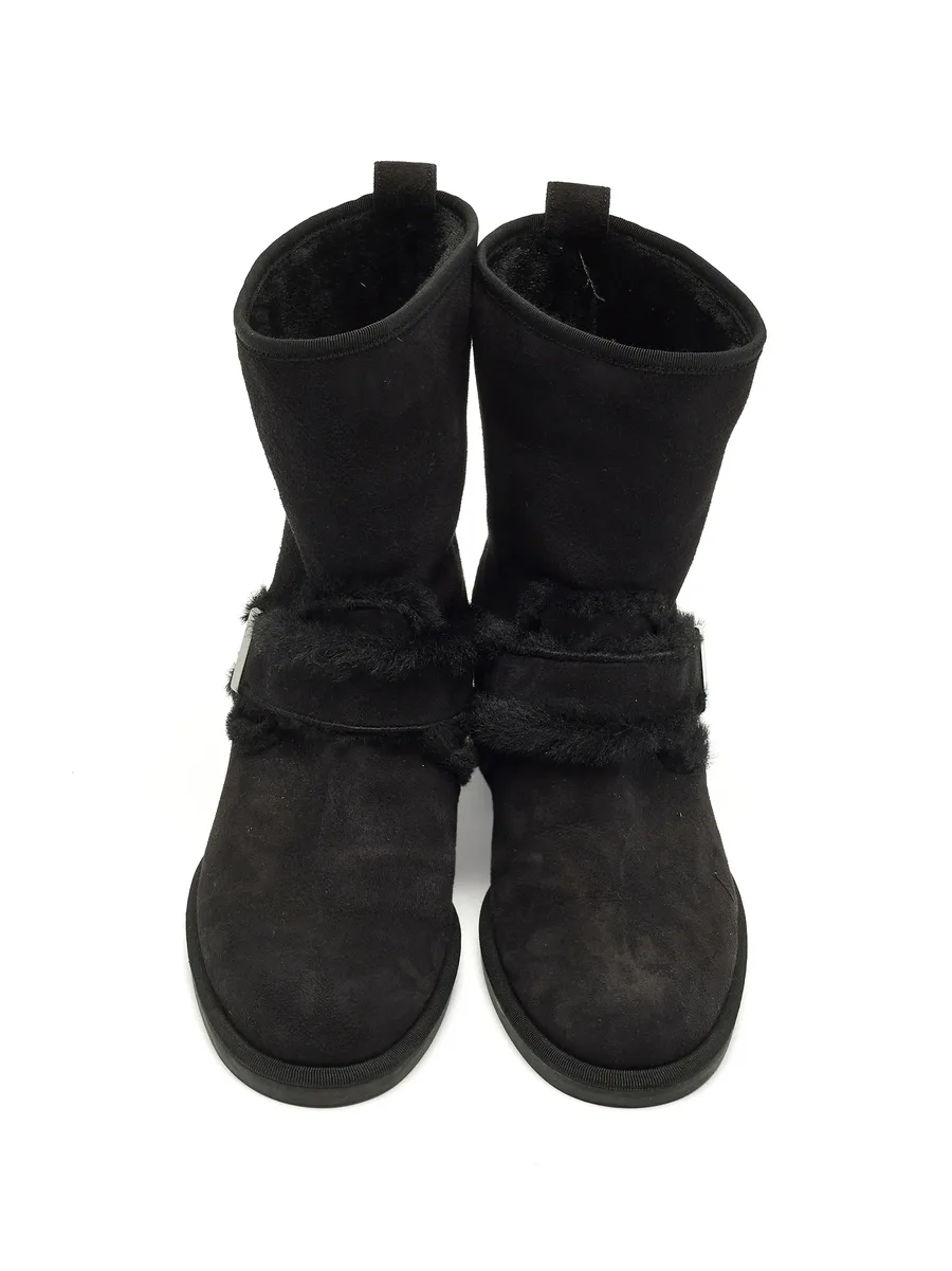 Casati faux-fur trim ankle boots 8