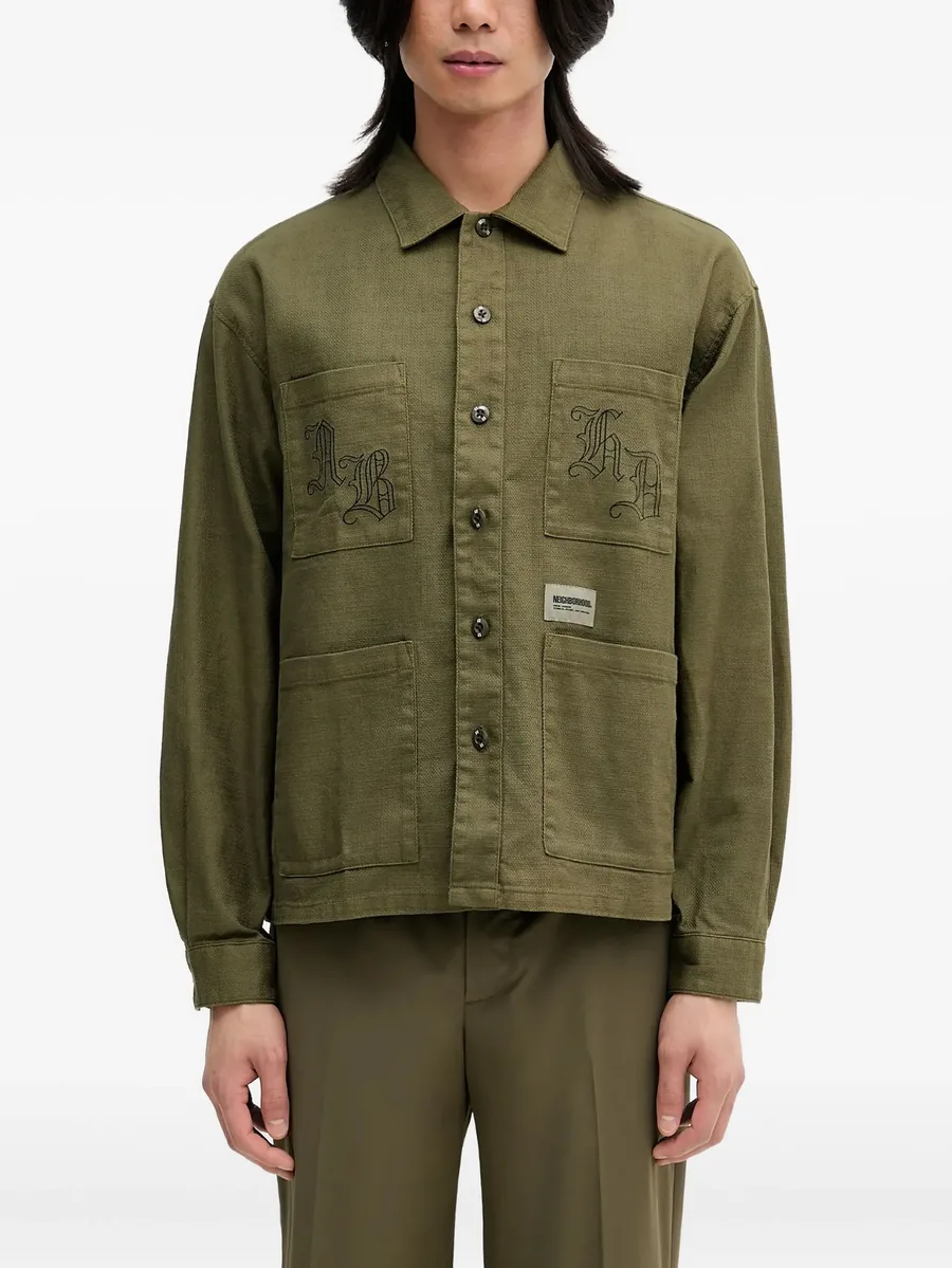 embroidered overshirt 1