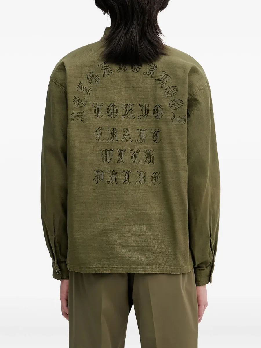 embroidered overshirt 6