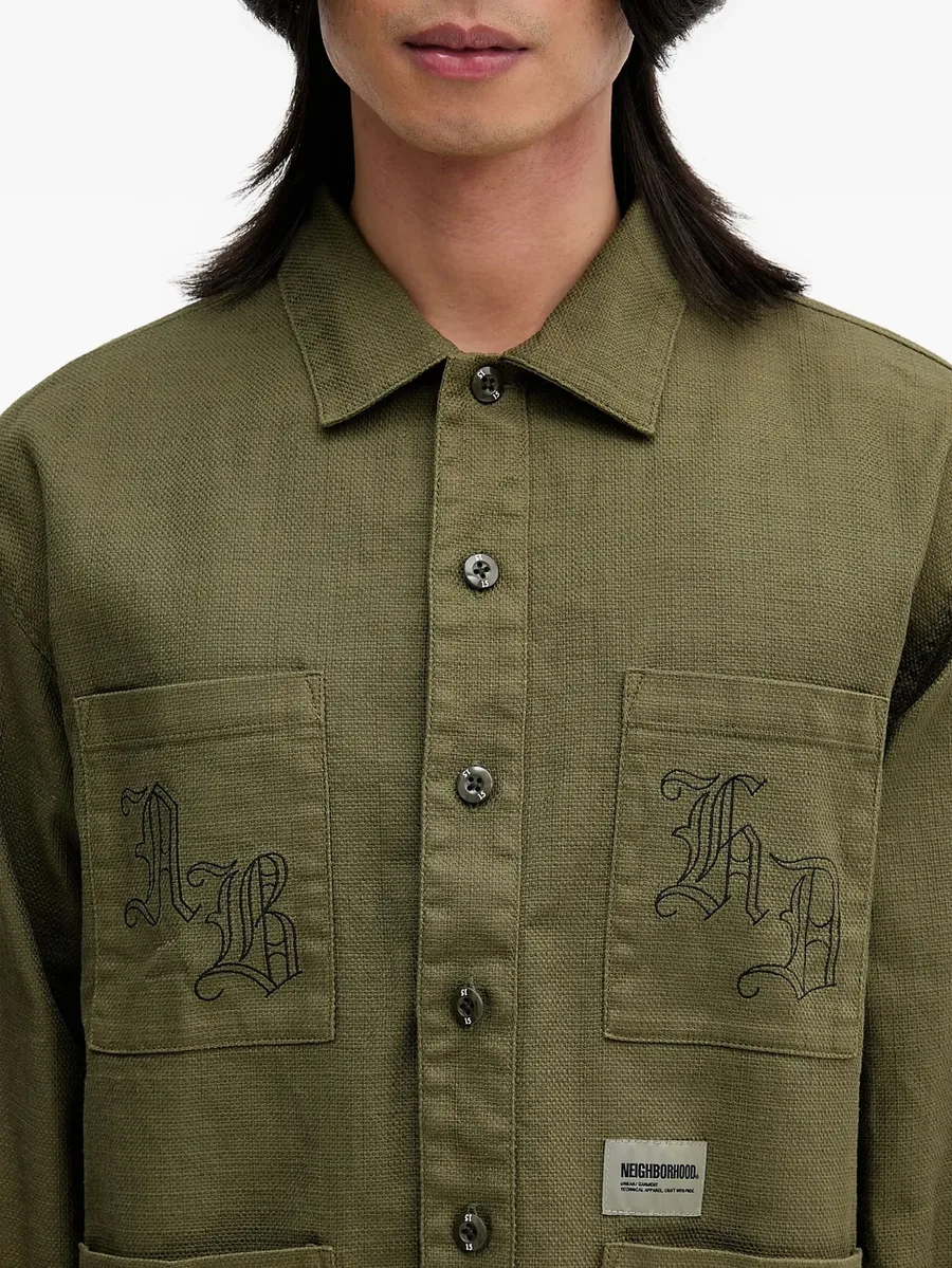 embroidered overshirt 7