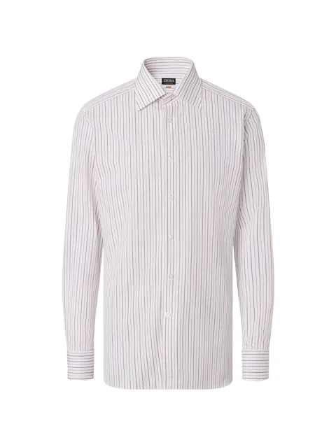 striped cotton shirt