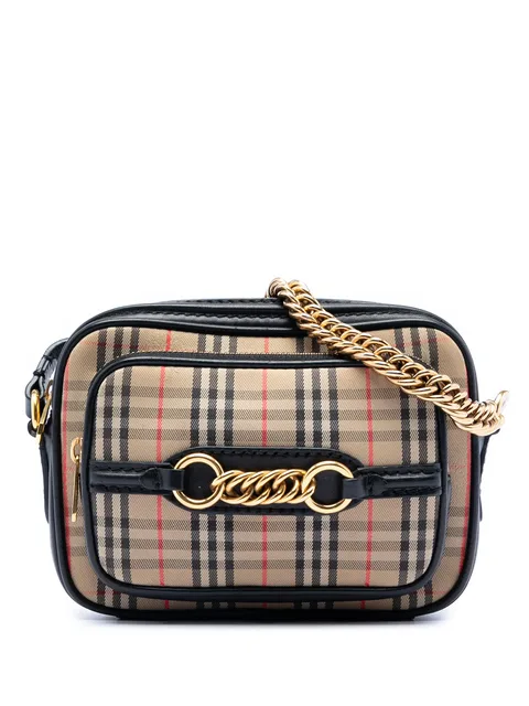 сумка через плечо 1983 Knight Check Canvas and Calfskin Link Camera Bag (2000-2017 годы)