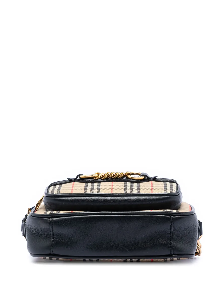 сумка через плечо 1983 Knight Check Canvas and Calfskin Link Camera Bag (2000-2017 годы) 8