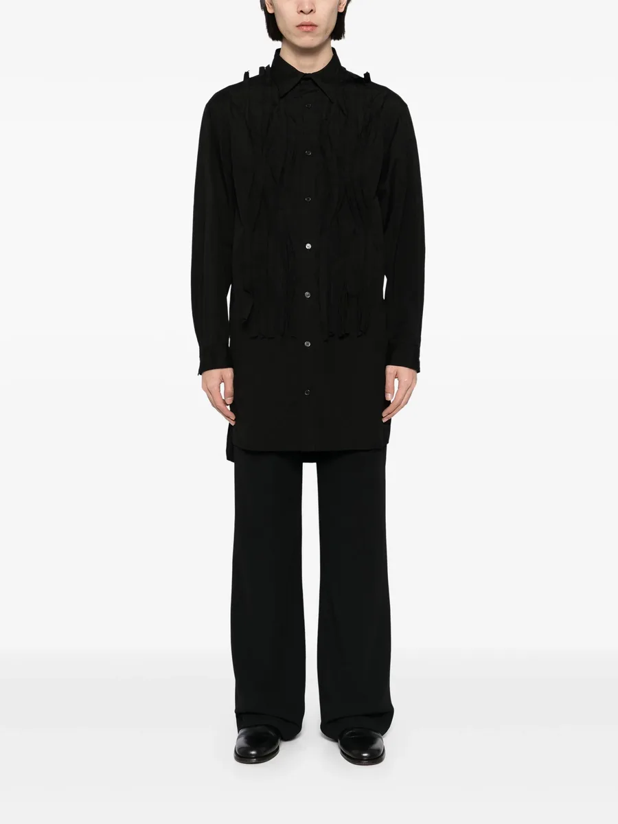 pintuck-detailed shirt 4