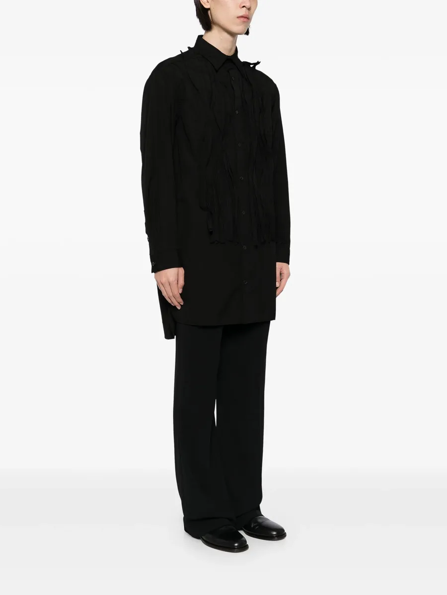 pintuck-detailed shirt 5