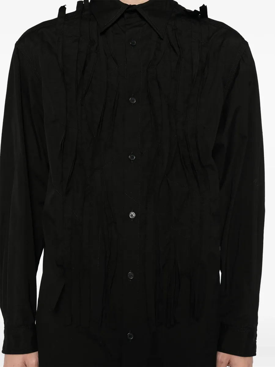 pintuck-detailed shirt 10