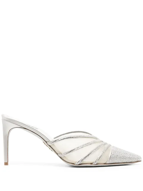 мюли Bridal 80 с кристаллами