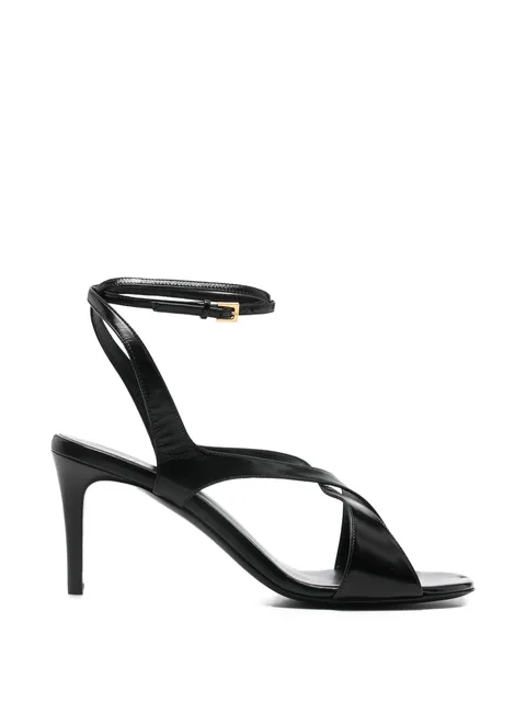 ankle-strap heeled sandals