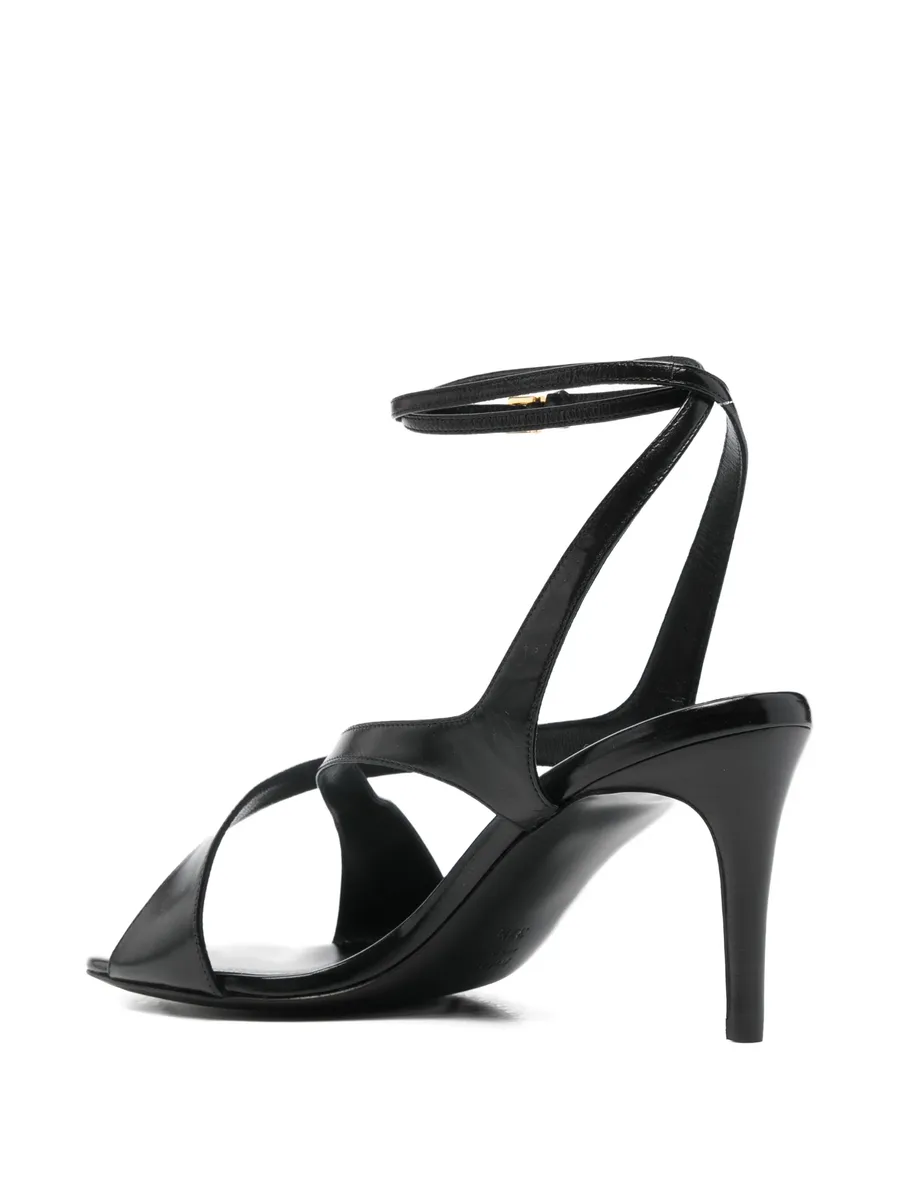 ankle-strap heeled sandals 5