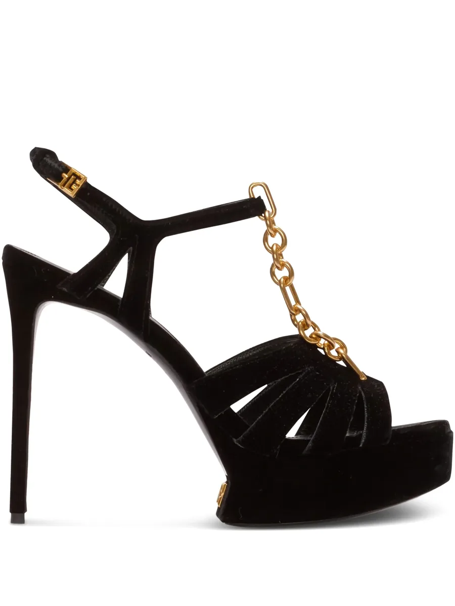 velvet open-toe sandals 2