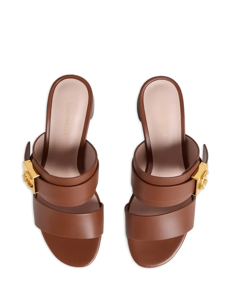 C-Me Lock calf-leather mules 8