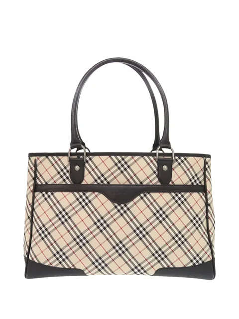 2000-2017 Nova Check Canvas tote bag