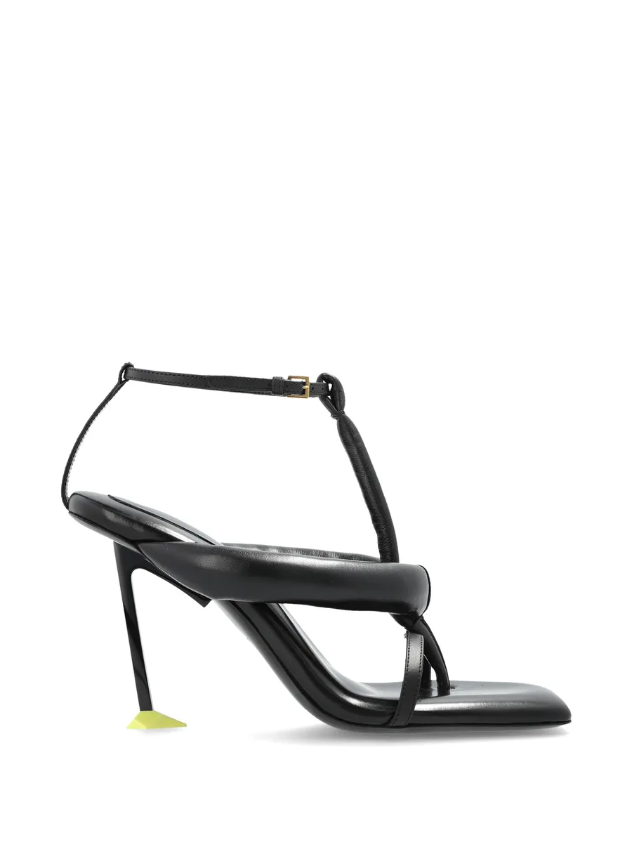 Boudoir padded ankle-strap sandals 1