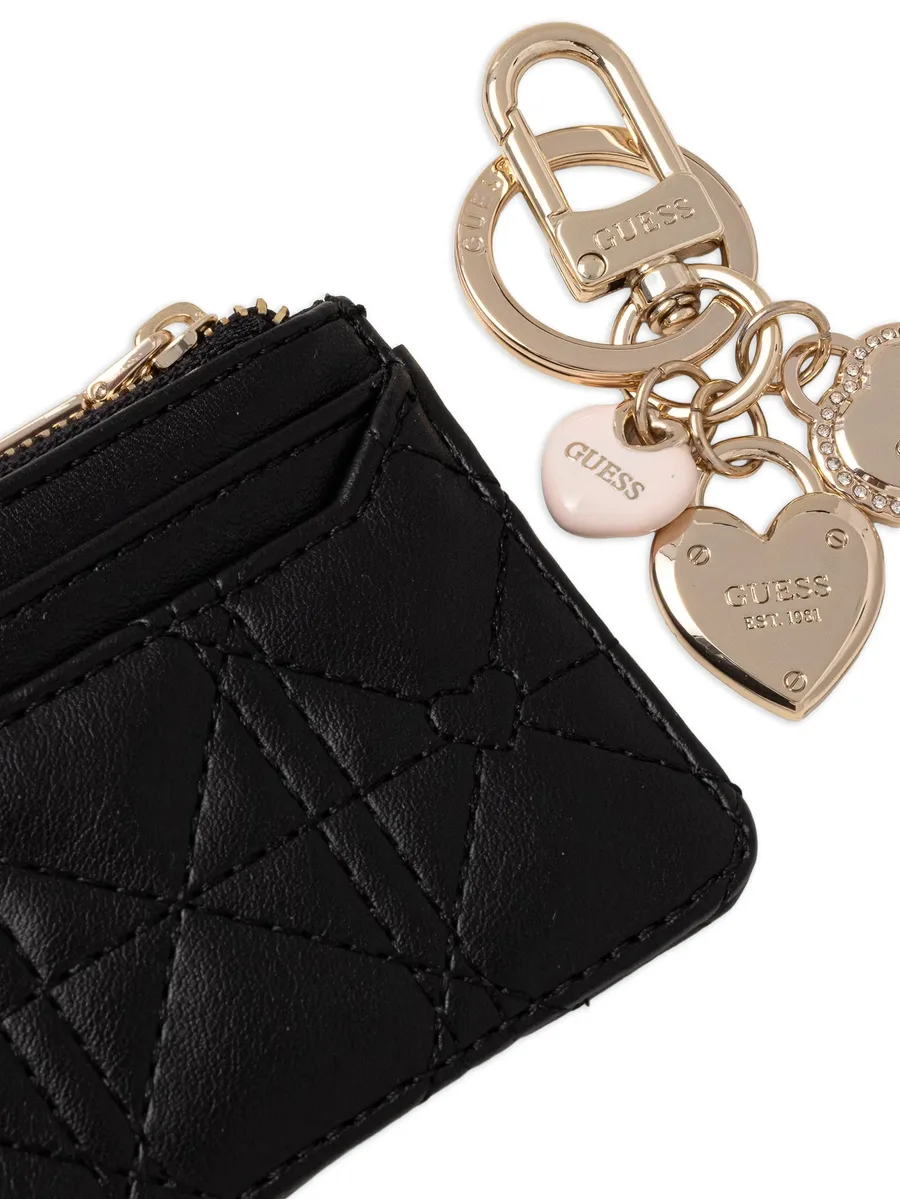quilted cardholder and keychain set 8