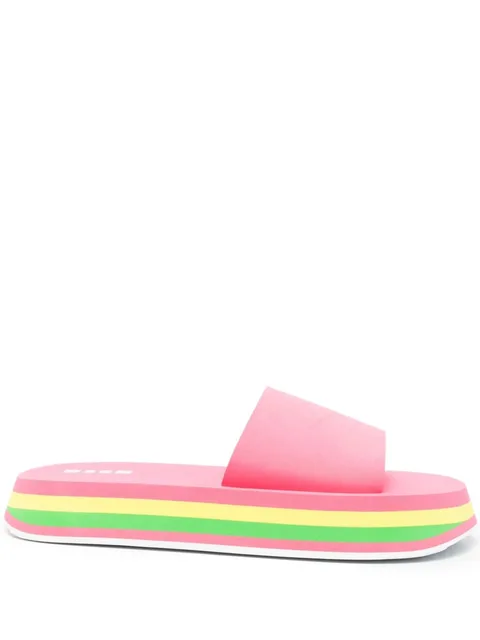 rainbow-sole open-toe sandals