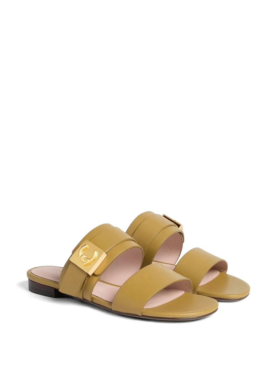 Standard Farfetch Format:  C-ME Lock buckle-strap leather sandals 4