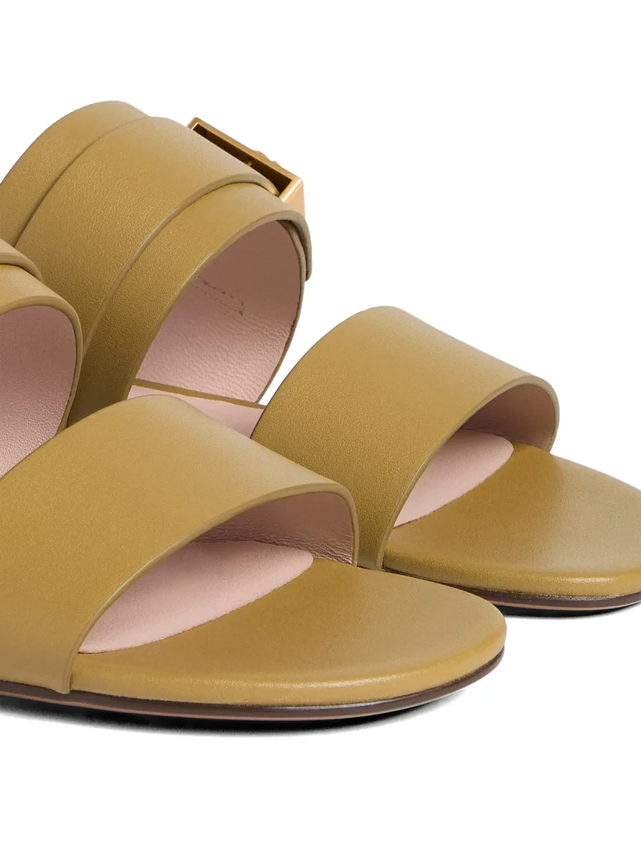 Standard Farfetch Format:  C-ME Lock buckle-strap leather sandals 9