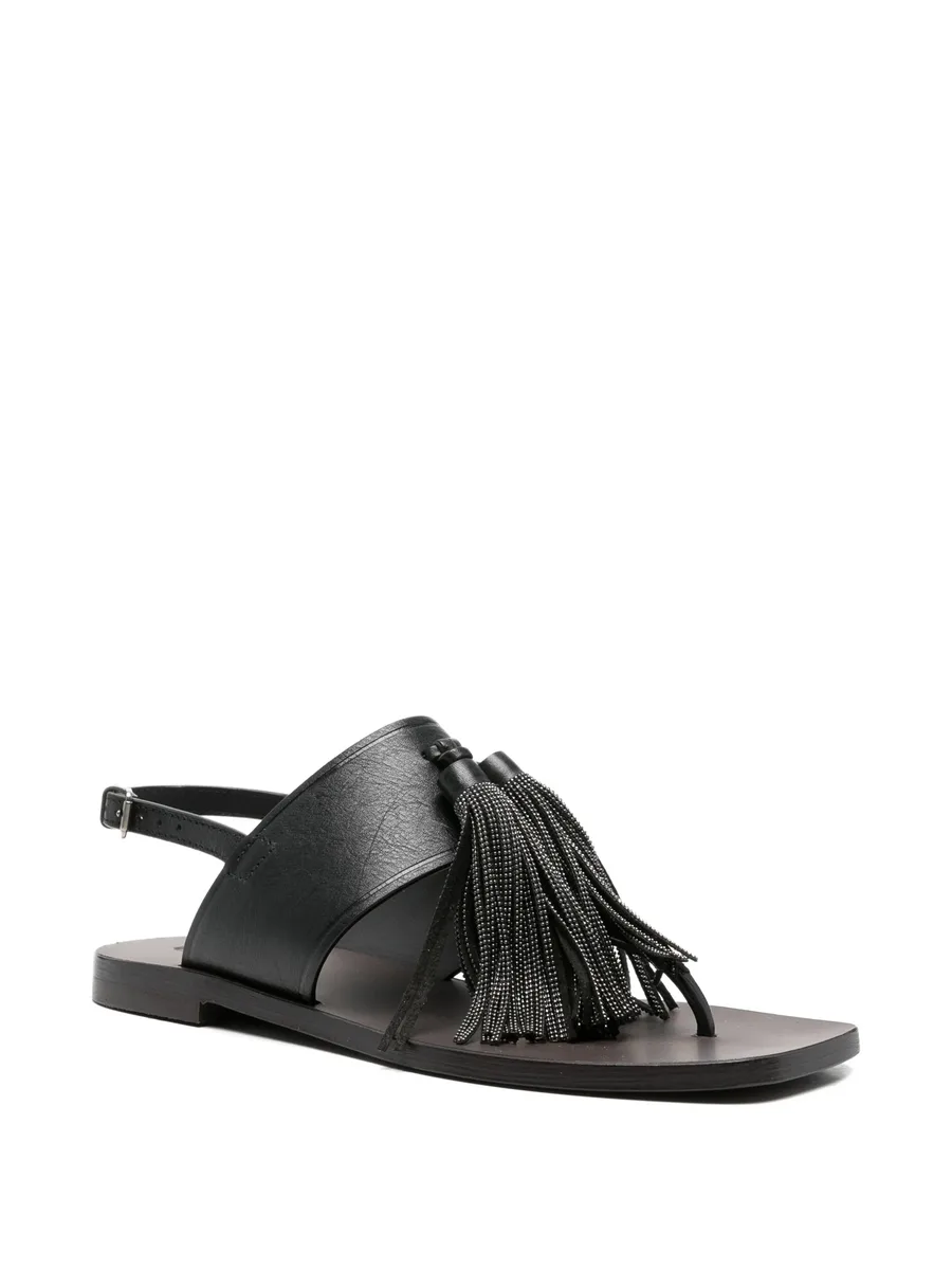 tassel-detail sandals 4