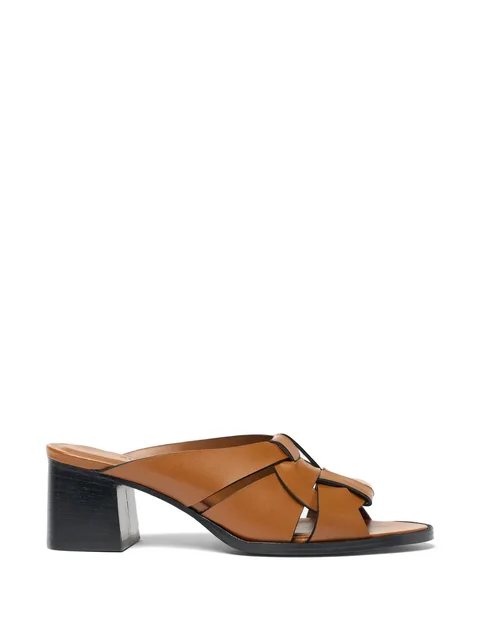 Aida woven leather sandals