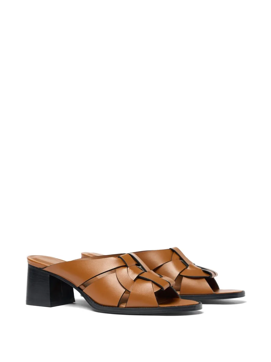 Aida woven leather sandals 4