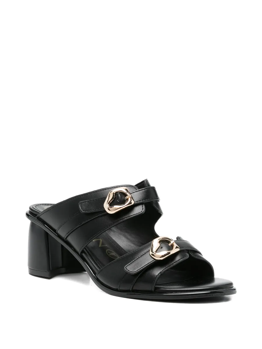 buckle-strap block-heel sandals 4