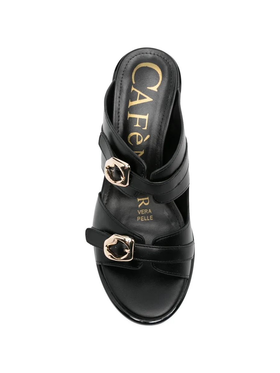 buckle-strap block-heel sandals 7