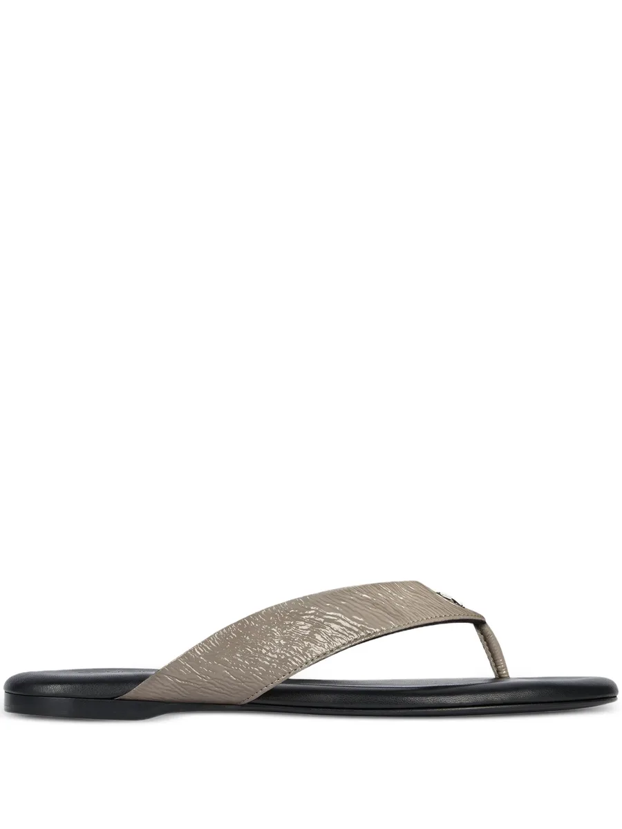 logo-detail flat sandals 2