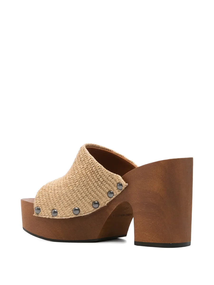 110mm stud-detail heeled sandals 6