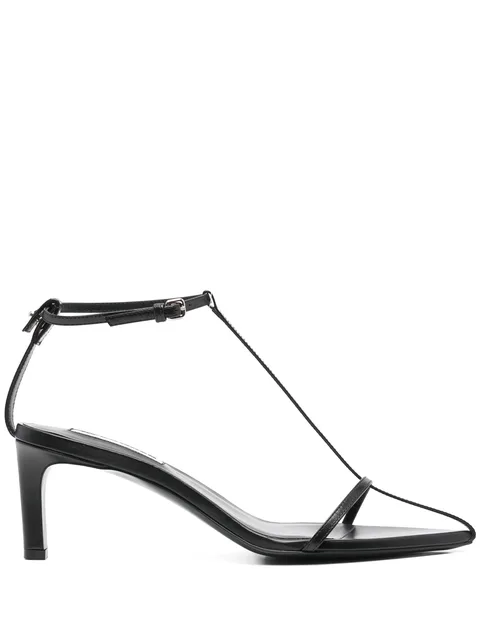 80mm leather sandals