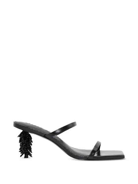 Riley beaded heeled sandals