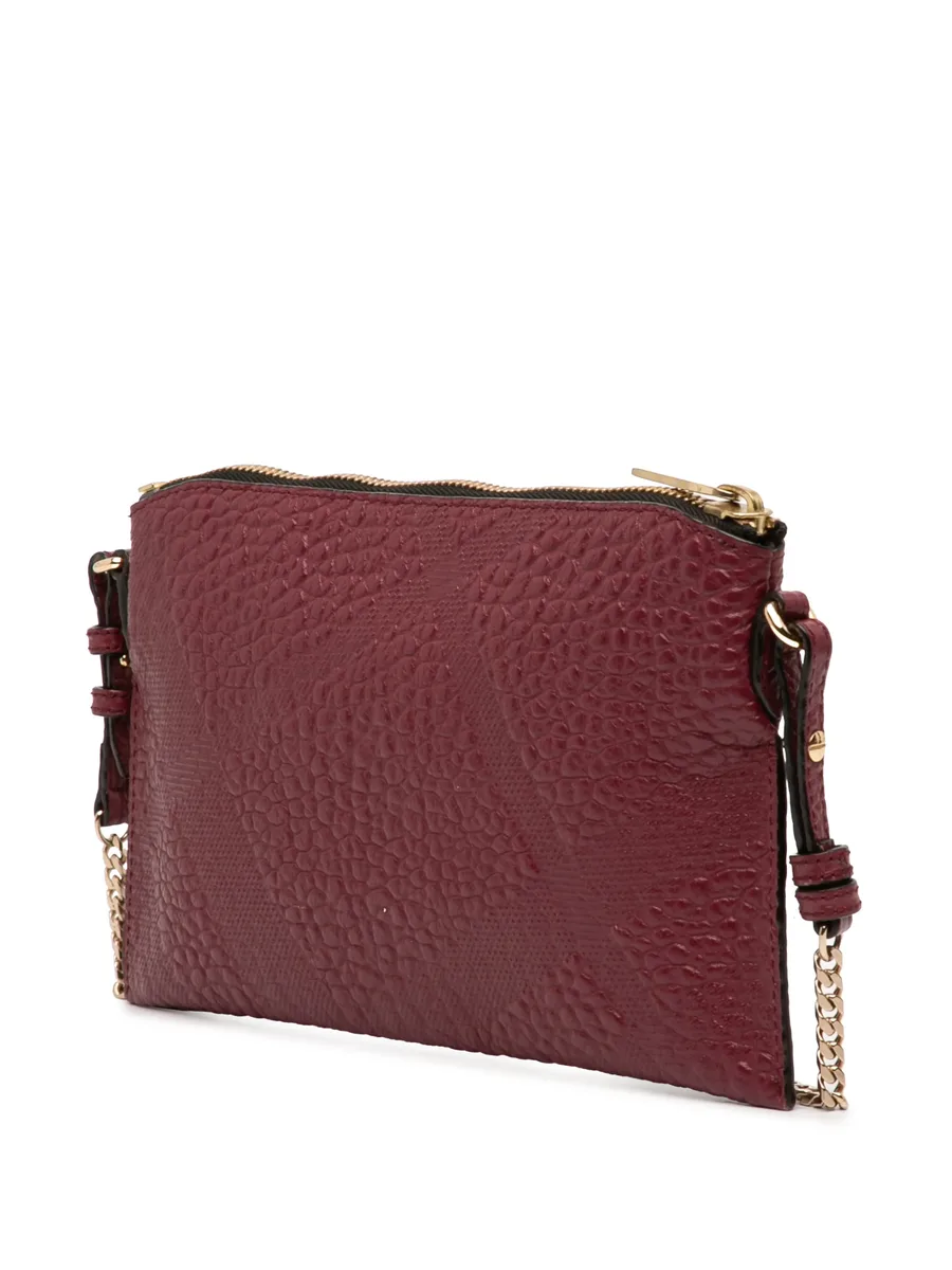сумка через плечо Small Grain Check Embossed Leather Chichester (2000-2017 годы) 6