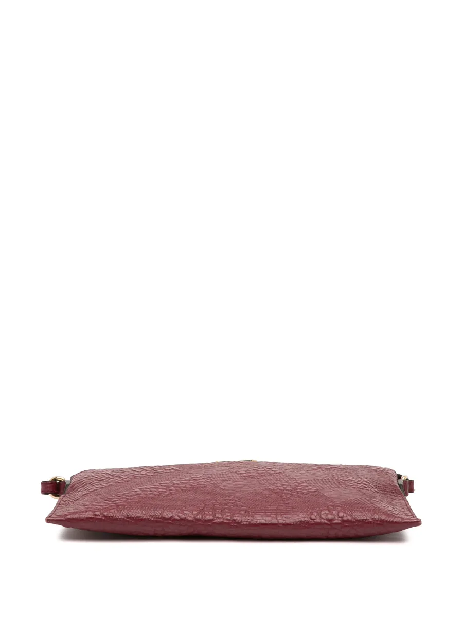 сумка через плечо Small Grain Check Embossed Leather Chichester (2000-2017 годы) 8
