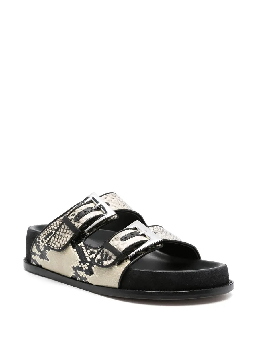 snakeskin sandals 4