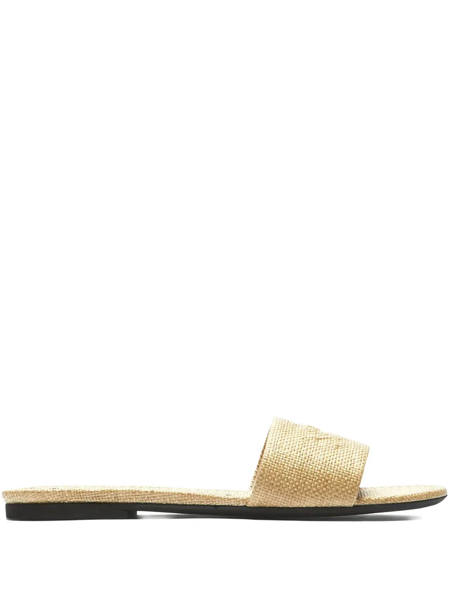logo-embossed sandals 2