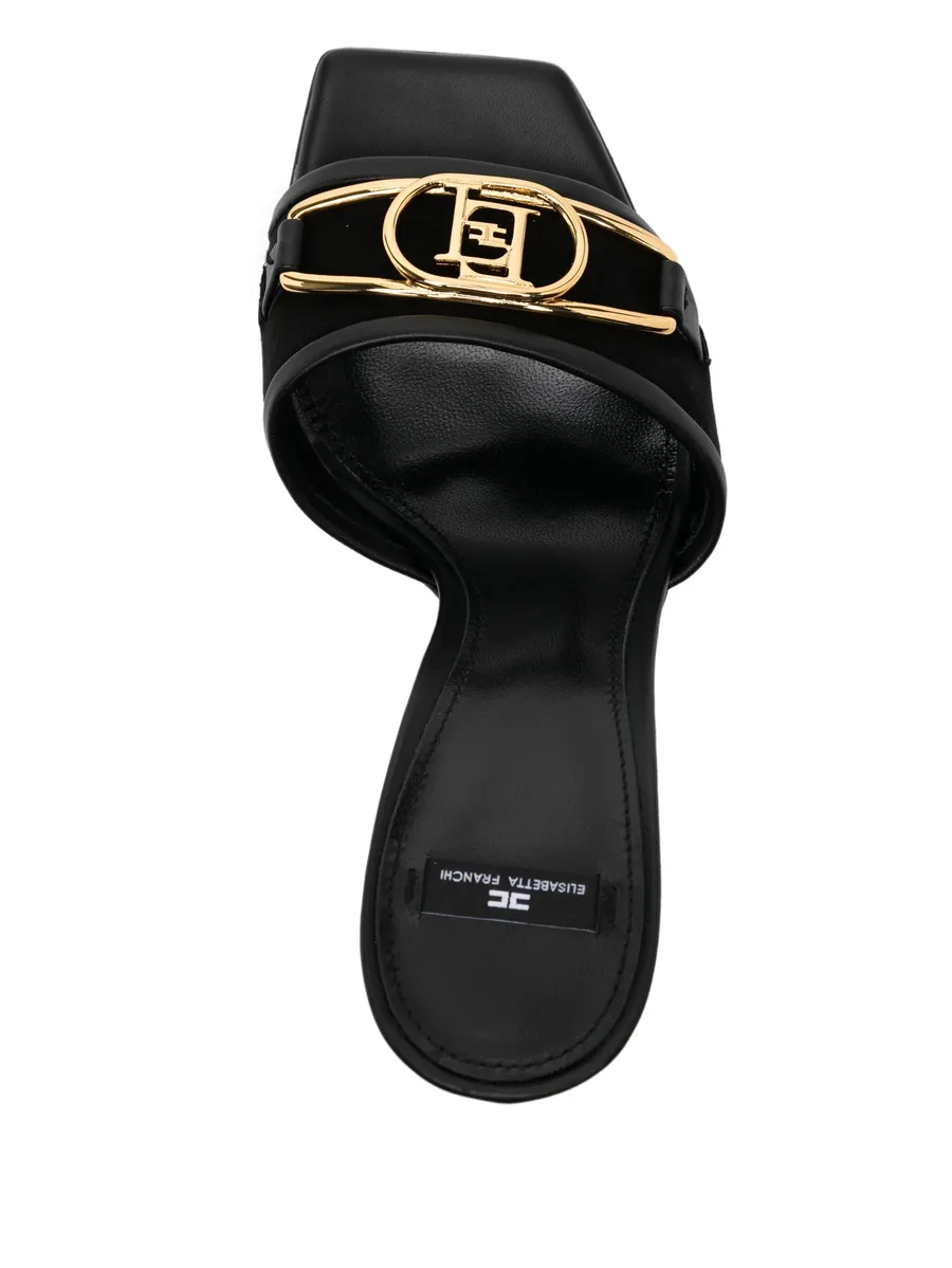 100mm logo-buckle sandals 7