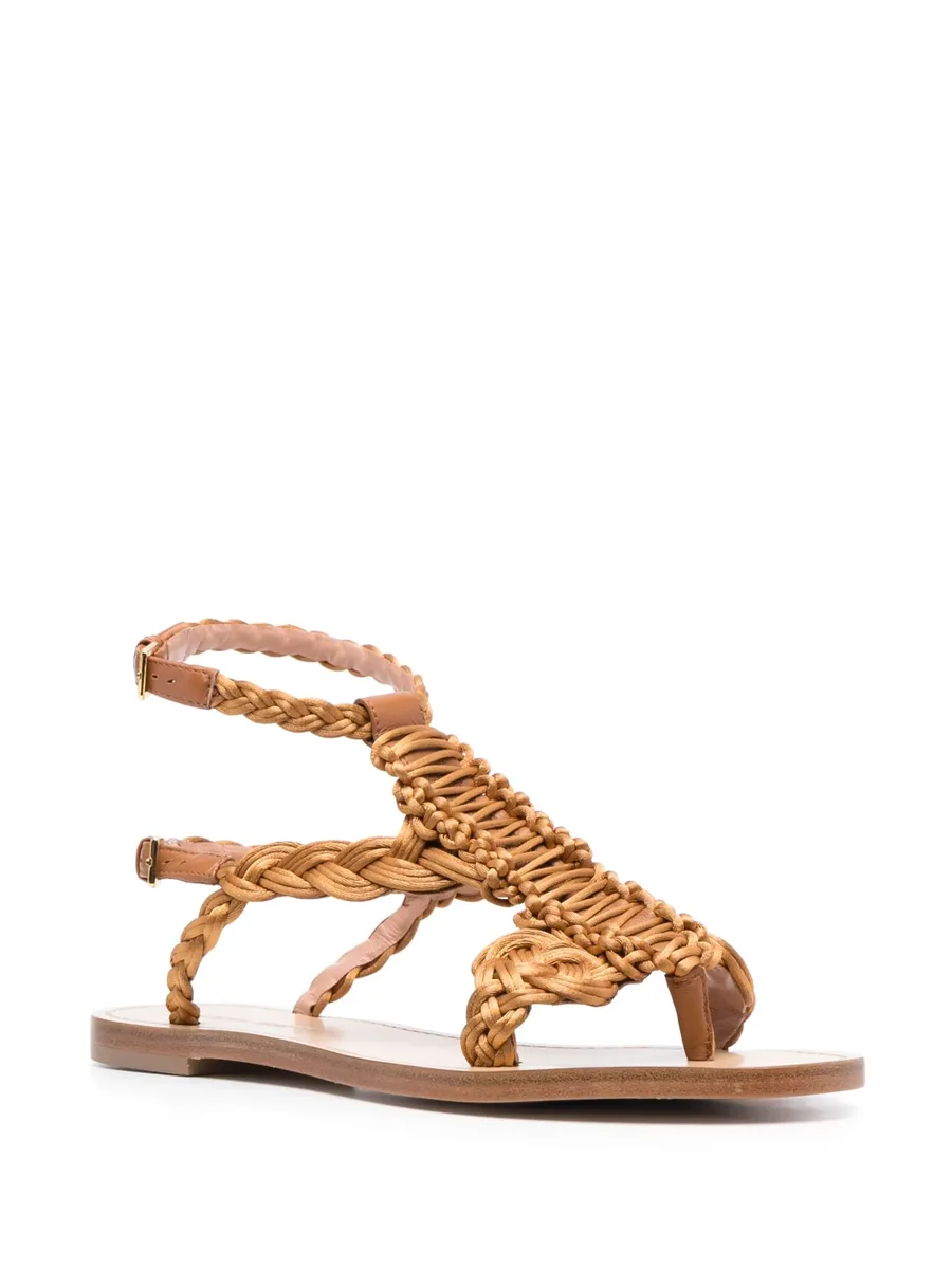 open-toe braided sandals 3