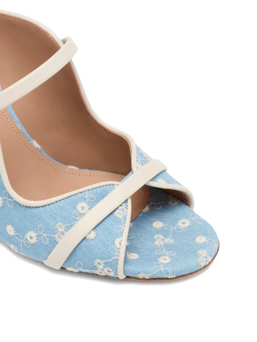 Norah floral-printed heeled sandals 8
