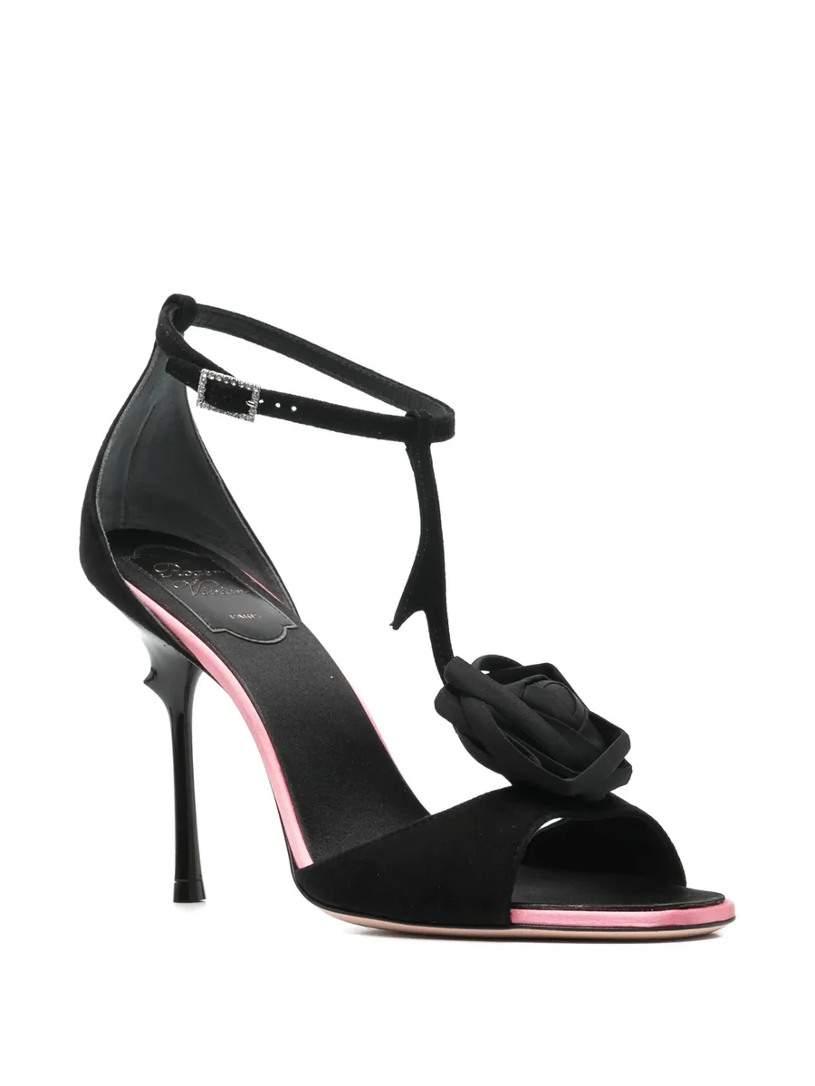 босоножки Rose Vivier 100 с Т-образным ремешком 4