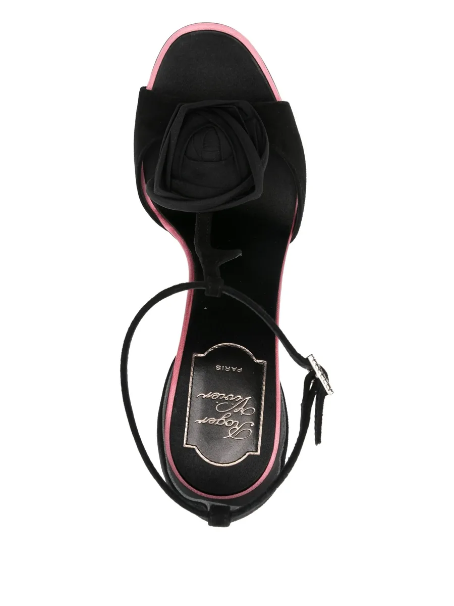 босоножки Rose Vivier 100 с Т-образным ремешком 7