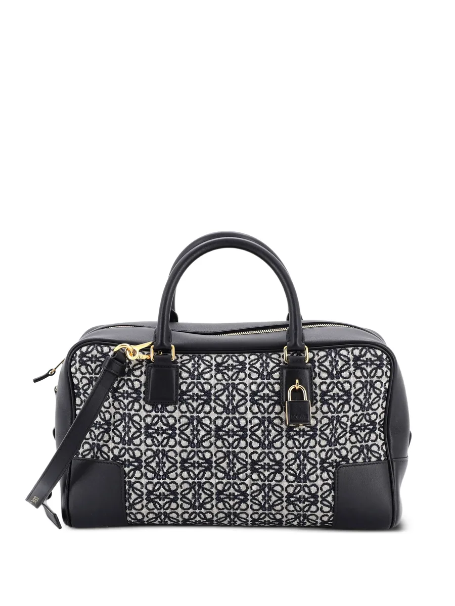 сумка-сэтчел Amazona Bag 28 из жаккардового канаса и кожи 1