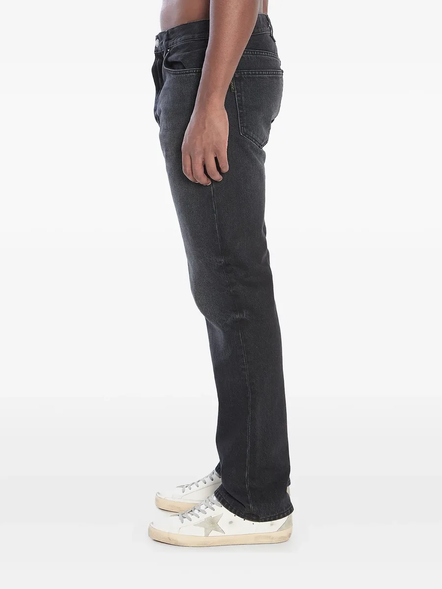 five-pockets buttoned bootcut jeans 4