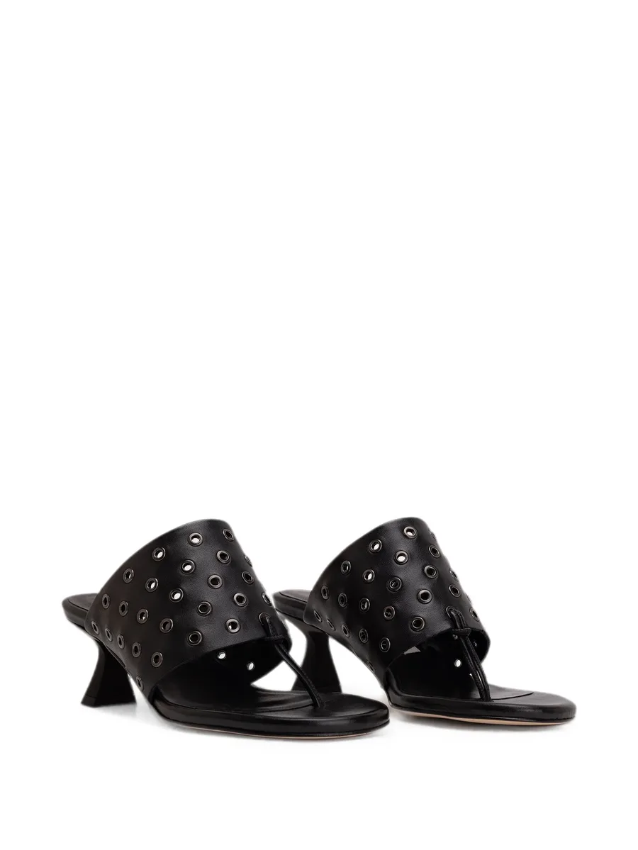 Cedella eyelet-embellished sandals 4
