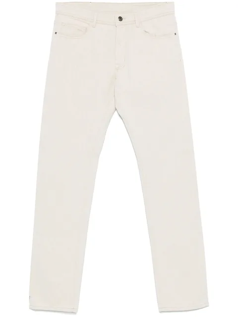 straight-leg jeans